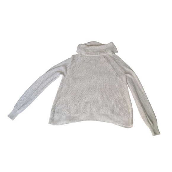 Free People By Your Side Sweater Cream Cowl Neck Oversized‎ Nubby Women's Small - Picture 3 of 9